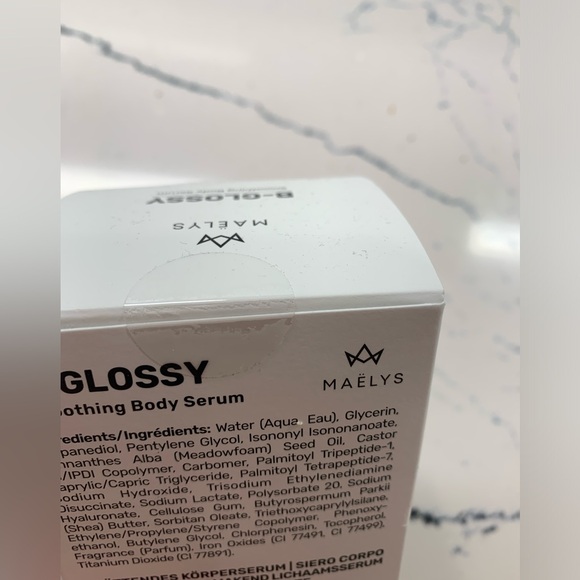 NWT Maelys B-Glossy Smoothing Body Serum Full Size 3.4 fl oz NEW - Picture 5 of 5